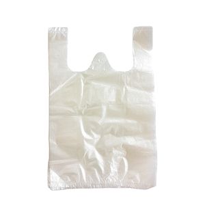 Sac en plastique personnalisé sacs à ordures T-shirt sacs de transport impression impression clair HDPE PE thermoscellé héliogravure taille personnalisée acceptée - Product Image 1