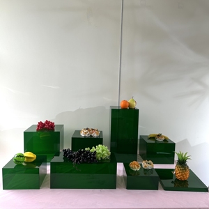 Gaojian Acrylic Cube Phục Vụ Tổ Tự Chọn Thực Phẩm Riser Giày Hiển Thị Đồ Trang Sức Đứng Cho Đảng Bán Lẻ Truy Cập Triển Lãm - Product Image 4