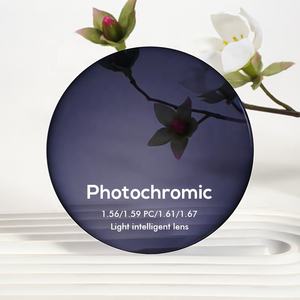 Lentilles de prescription photochromiques CR39 1.56 grises, lentilles en résine antireflet, revêtement HMC, lentilles ophtalmiques - Product Image 1