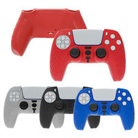 AOLION AL-P5023 Housse de protection en silicone pour manette PS5, capuchons antidérapants pour joystick, accessoires pour manette de jeu