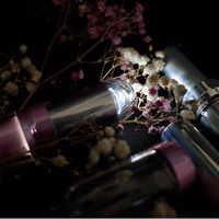 Tube de rouge à lèvres Transparent et vide, Unique, meilleure vente, étiquette privée, avec lumière LED,