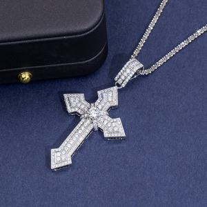Bijoux Messi personnalisés MSN-908, collier rond en diamant 18 carats pour femmes, tendance - Product Image 1