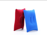 Extérieur Randonnée Plage Voiture Avion Ultra-Léger Camping Sommeil Coussin Air Oreillers Voyage Bureau Maison Nylon Oreiller Carré