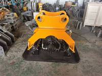Compacteur hydraulique vibrant pour excavatrice SLN, accessoire de plaque vibrante, adapté aux machines de compactage de sol robustes de 1,5 à 3,5 tonnes, garantie 1 an