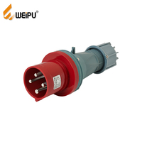 WEIPU 63A/125A 3/4/5 pôles CE prise industrielle prise électrique alimentation IP67 PC boîtier prise