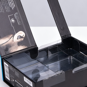 Nhà Máy Giá nhỏ hộp giấy siêu thị cửa sổ gói bán lẻ với móc áo đấm Đóng gói hộp hiển thị với móc áo - Product Image 2