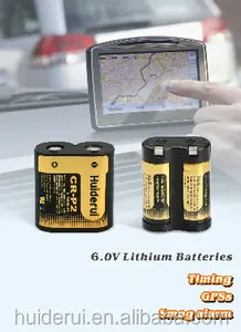 6V 1600mAh CR-P2 Primary Lithium Battery For Camera