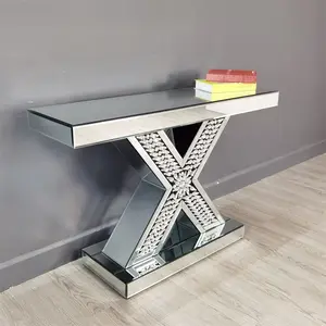 יוקרה מודרני עיצוב קונסולת שולחן שיש למעלה קישוט שולחן סלון ריהוט קונסולת שולחן