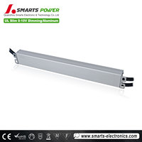 Driver LED 36W étanche IP67, format compact, dimmable PWM 0-10V/1-10V, 12V/24V