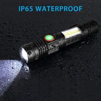 Super Bright Led Cob Side Light Étanche Haute Lumens 100000 Torche Lumière Led Longue Portée Lampes De Poche Puissantes