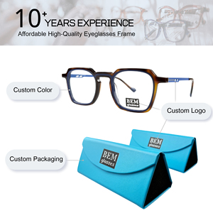 Fashionable Acetate Optical <strong>Frames</strong> Luxury Eyewear Hot Selling Large Square Anti-Reflection Lightweight Reading Glasses <strong>Frames</strong> - Product Image 6