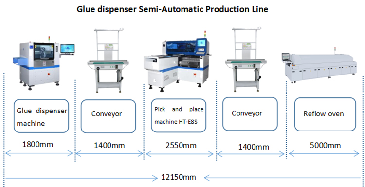 Automatic High Speed Glue Dispenser machine dispenser machine for LED Lens