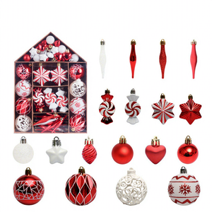 Juego de Adornos Navideños de Plástico de Alta Calidad, Hechos a Mano, Impermeables, en Forma de Bola, en Paquete de Regalo - Product Image 6