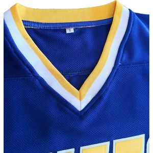 Maillot de hockey Hanson Brothers Charlestown Chiefs bleu 16 en sergé résistant à l'humidité pour homme - Product Image 6