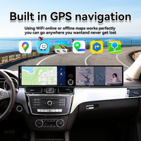 Autoradio MOOKAKA double écran 12,3 pouces pour Mercedes-Benz GLE/GLS 2015-2018, Android 15, GPS Navi, stéréo, CarPlay sans fil