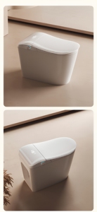LAKOO Toilette Intelligente Moderne avec Lavage Frontal Féminin, <span class=keywords><strong>WC</strong></span> Intelligent au Design Courbé Élégant avec Télécommande Sans Fil pour Maison/Hôtel - Product Image 6