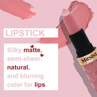 Lot de six rouges à lèvres mats vegan, imperméables et longue tenue, kit de rouges à lèvres en gros, marque privée