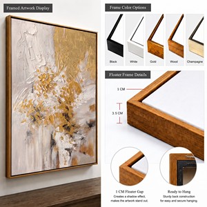 Dipinto a Mano Originale Grigio e Oro, Arte Astratta di Lusso su Tela, Pittura Moderna Testurizzata per Casa, Hotel, Camera da Letto, Dimensioni Personalizzabili - Product Image 5