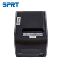 Impresora Térmica SPRT SP-POS88V de 80 mm, Impresora de Recibos POS de Alta Velocidad con Puerto USB, Bluetooth y Serie, Papel Térmico Disponible