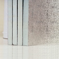 Panneau sandwich en mousse de polyuréthane de haute qualité avec conduit d'air en feuille d'aluminium pour mur