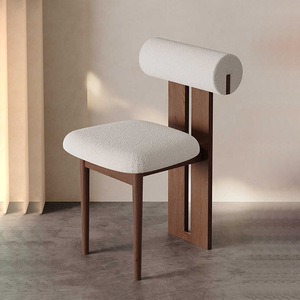 Set di Tavolo da Pranzo Ovale e Sedie in Legno con Piano in Pietra, Stile Moderno Francese di Lusso, Arredamento per Sala da Pranzo - Product Image 5