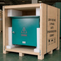 Panneau de synchronisation automatique ASP personnalisé 50kVA-500kVA, réponse 200ms, partage de charge, réduction de crête, armoire de synchronisation de générateur IP54