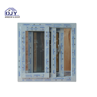 Super calidad Oem arqueado huracán impacto vidrio Pvc ventanas puertas corredizas diseño moderno plástico acero Material hecho en Foshan