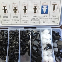 HE26 100 pièces – Lot de clips de fixation automobile mixtes, rivets en plastique à pression pour pare-chocs et ailes