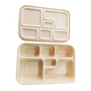 Trung quốc dùng một lần 100% phân hủy sinh học compostable 5 6 ngăn bữa ăn chuẩn bị thực phẩm container và khay - Product Image 2