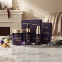 Kit de Soins Cellulaires Fermentés NMN pour la Renouvellement Cutané, Crème Visage Avancée au Cuivre Peptidique, Sérum Traitant Contour des Yeux, Vente en Gros et en Vrac