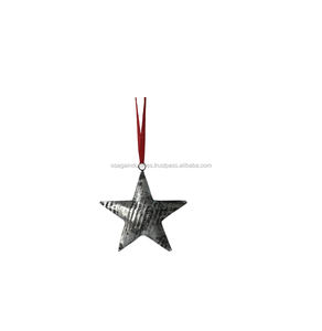Hecho de METAL de diseño negro Línea Estrella Navidad adorno árbol de Navidad la decoración del hogar de mejor venta de producto estrella de hierro - Product Image 2
