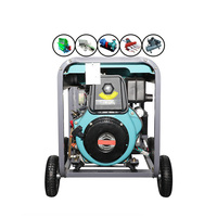 Groupe électrogène diesel VISION DG6500E 5KW, châssis ouvert, portable, démarrage électrique, monophasé, 50/60Hz, 3600 tr/min avec ATS