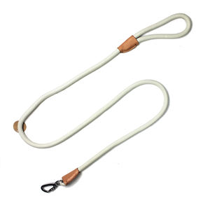 Correa de Tracción de Nailon Trenzado Personalizada de Lujo para Mascotas Pequeñas, Ajustable, con Cintas Sólidas - Product Image 5