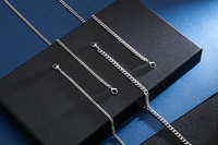 Cadenas de Mano Personalizadas de Acero Inoxidable Impermeables con Eslabones Cubanos para Hombre, Joyería de Acero Inoxidable, Collares para Hombre, Venta al por Mayor