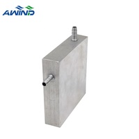 Bloc de refroidissement à eau en aluminium, refroidisseur de dissipateur thermique, plaque de refroidissement à eau, phare droit, échappement pour radiateur graphique Cpu