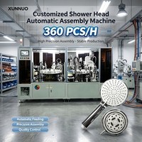 Machine d'assemblage de pommeaux de douche à commande PLC, économique et motorisée, solution pour articles sanitaires pour hôtels