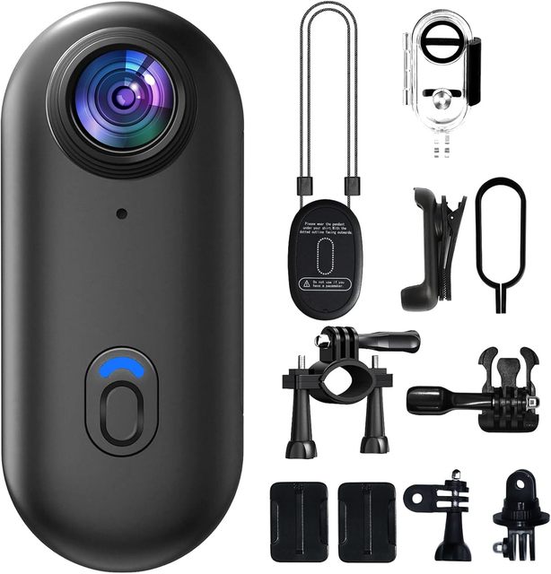 Wi-Fi Connected 4K Outdoor Sports Underwater Camera/action Camera, Suitable for Helmets, Bicycles, and Video Recording
