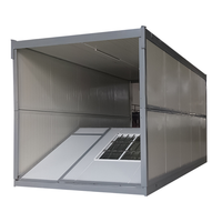 Conteneur de stockage pliable de 20 pieds pour la maison Portable Mobile prêt à l'emploi préfabriqué pliable cabine/bureau/maison