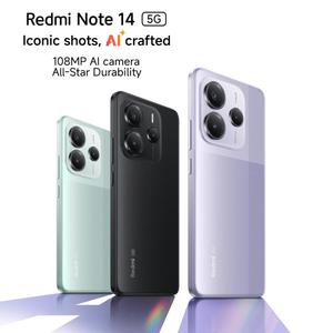 Xiaomi <span class=keywords><strong>Redmi</strong></span> <span class=keywords><strong>Note</strong></span> <span class=keywords><strong>14</strong></span> 5G Global Original, 8GB+256GB, Huella Dactilar en Pantalla, 6.67 Pulgadas, Carga Rápida Xiaomi 45, NFC, Teléfono Inteligente - Product Image 2