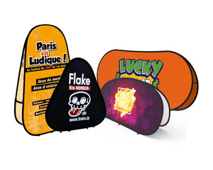 Thiết Kế Miễn Phí Biểu Tượng Màu Tùy Chỉnh Văn Bản Một Biểu Ngữ Khung <span class=keywords><strong>Pop</strong></span> Up <span class=keywords><strong>Pop</strong></span> Out Một Khung Sideline <span class=keywords><strong>Banner</strong></span> Dấu Hiệu - Product Image 1