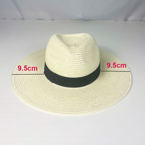 Yüksek Kaliteli Erkek Hasır Şapka, Örgülü Panama Hasır Şapka, Düz Siperli Açık Hava İlkbahar Yaz Güneşliği Plaj Şapkası, Caz Şapkaları - Product Image 6