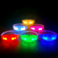 Toptan LED Silikon Rave Bilekliği DMX Programlanabilir Renk Değiştiren Bilezik Müzik Festivali Gece Kulübü Parti Malzemeleri