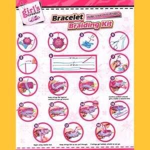 2 en 1, fabrication de bracelets pour enfants, jouets artisanaux, kits de fabrication de bijoux pour enfants, kit de fabrication de bracelets, <span class=keywords><strong>jouet</strong></span> tricoté pour filles, cadeau d'anniversaire - Product Image 4