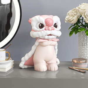 2023 recién llegados nuevas esculturas de León de bandeja para sala de estar gran oferta decoración del hogar esculturas de fibra de vidrio de resina - Product Image 6