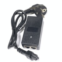 Injecteur PoE passif 24W 24Vdc 1A Gigabit Ethernet RJ45 Adaptateur de bureau CE Alimentation pour commutateur Ethernet CE Caméra CCTV CPE