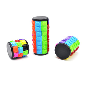 Children's Mini Educational Three-dimensional <b>Magic</b> Tower Cob Cylindrical Corn Cube ABS Plastic Intellectual <b>Magic</b> Cube Toy - Product Image 2