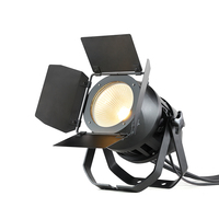 Étanche Durable 200W COB Par avec Barndoor Blanc IP65 DMX512 Auto Spotlights flick free pour TV Studio Theatre Event