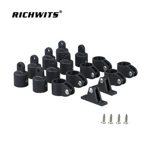 High-Strength Black Nylon Sliding Sleeve and Cap Mountain-Shaped Seat for Yacht <b>Awnings</b> Marine Hardware - Product Image 4