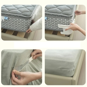Lot de 4 attaches de drap de lit robustes avec bandes – Pinces à drap renforcées pour un maintien optimal - Product Image 6