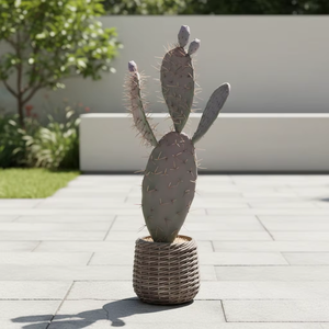 Cactus <span class=keywords><strong>de</strong></span> pêche artificiel en plastique, plantes en pot pour la création <span class=keywords><strong>de</strong></span> paysages, grandes plantes cactus - Product Image 6